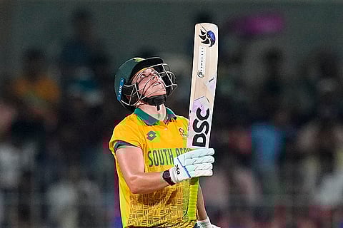 Tazmin Brits celebrates her half century